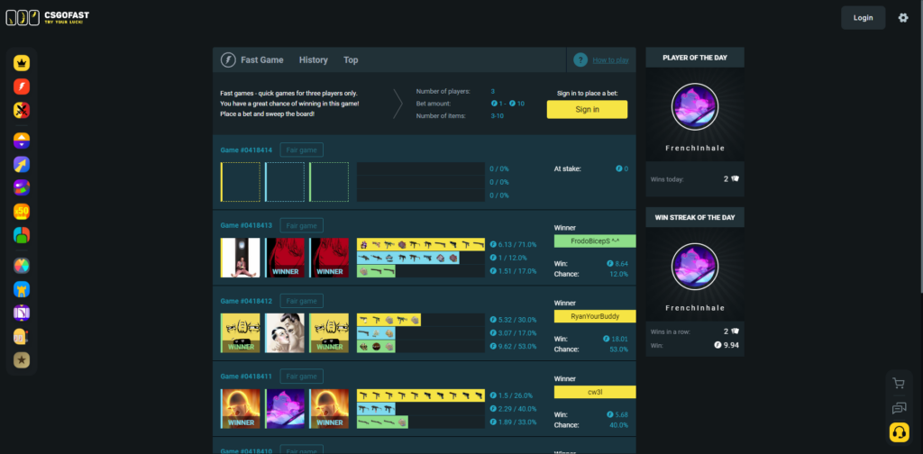 CSGOFast Gambling Site
