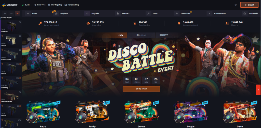 Hellcase Gambling Site